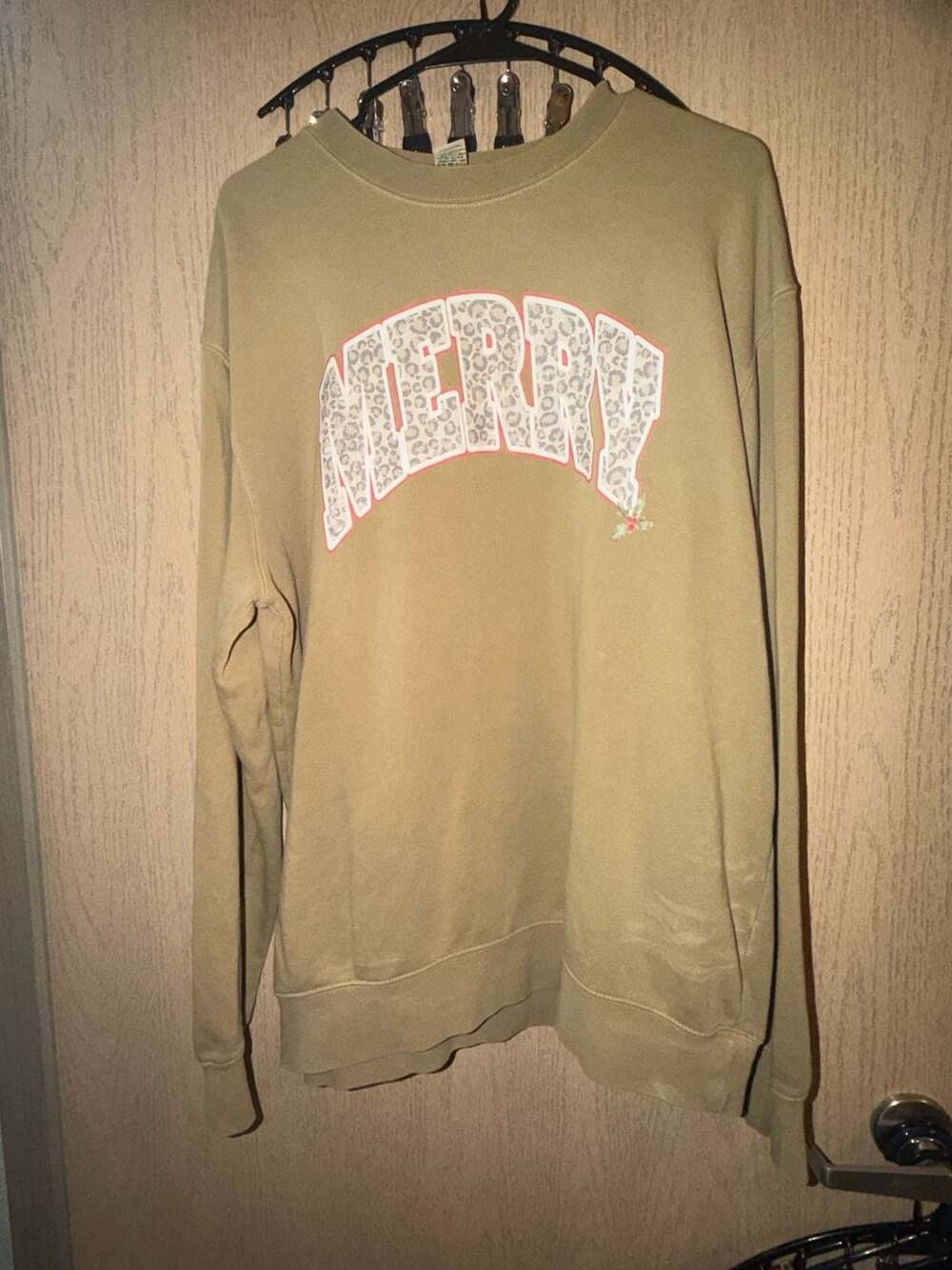 Leopard Merry Sweatshirt